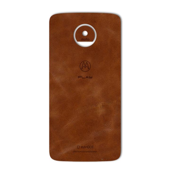 برچسب تزئینی ماهوت مدل Buffalo Leather مناسب برای گوشی Motorola Moto Z Play MAHOOT Buffalo Leather Special Sticker for Motorola Moto Z Play